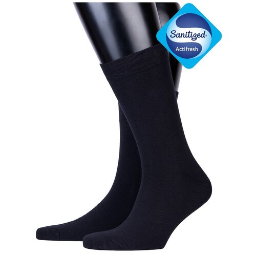 фото Носки мужские красная ветка с301а с антигрибковой обработкой, чёрный, 29 (размер обуви 44-45)