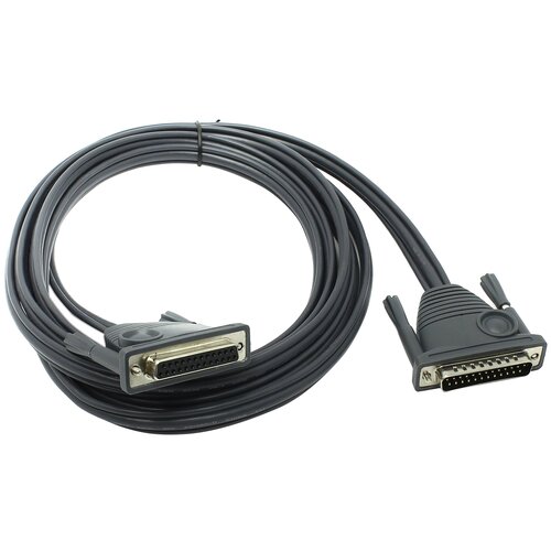 кабель displayport displayport 3м aten 2l 7d03dp Удлинитель ATEN DB25 (m) - DB25 (f) (2L-1703), 3 м, черный
