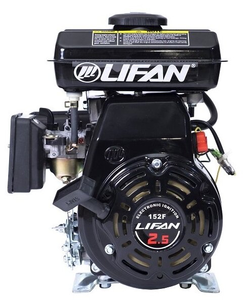 Двигатель бензиновый Lifan 152F D16 (2.5л. с, 97.7куб. см, ручной старт)