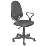 Компьютерное кресло Престиж Самба ткань черная - изображение