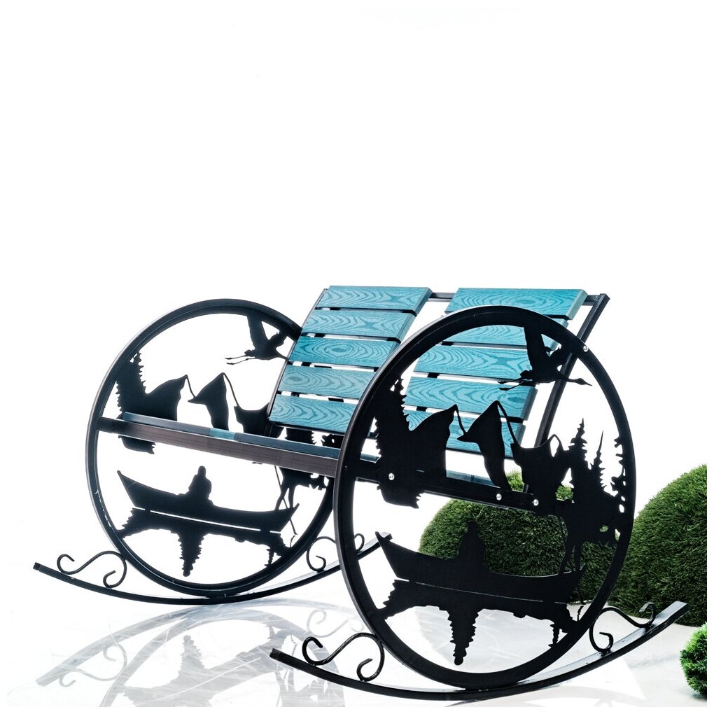 Садовое кресло-качалка Фабрика Ковки 301-002 - фотография № 7