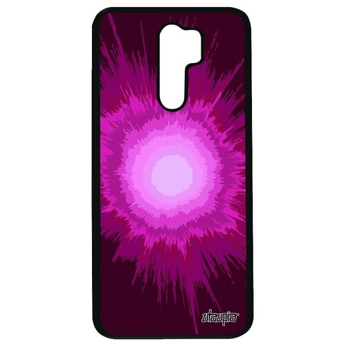 фото Ударопрочный чехол на телефон // xiaomi redmi 9 // "большой взрыв" пространство стиль, utaupia, фуксия