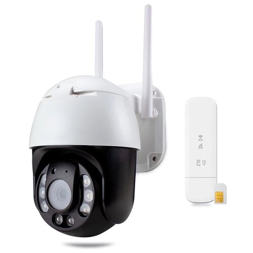 Комплект видеонаблюдения 4G мобильный 2Мп Ps-Link C2WPN5X 1 поворотная камера для улицы с 5x зумом