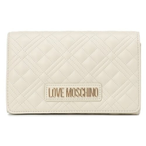 Сумка клатч LOVE MOSCHINO, бежевый сумка клатч love moschino бежевый