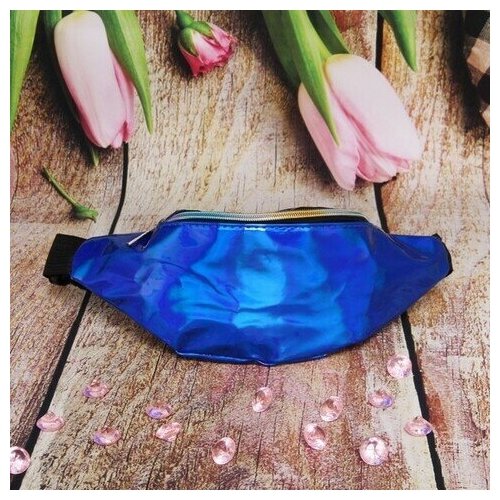 фото Сумка на пояс «ультрамарин - elements», цвет синий, 30*13*7см восток