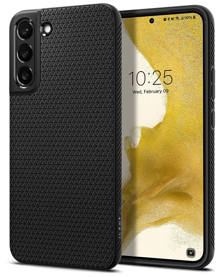 Защитный чехол Spigen Liquid Air для Samsung Galaxy S22 (ACS03987, оригинал, Black)