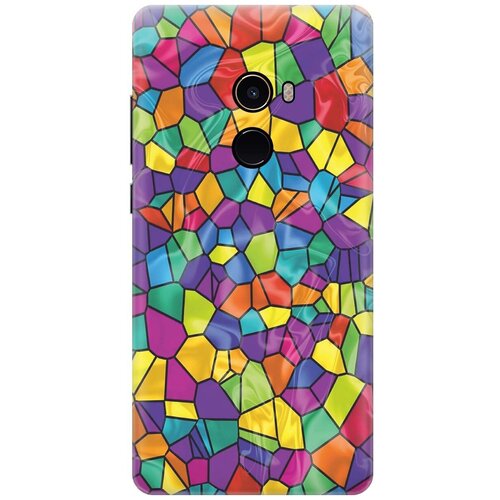 фото Силиконовый чехол на xiaomi mi mix 2 / сяоми ми микс 2 с принтом "яркая мозаика" gosso
