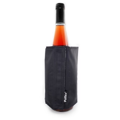 фото Охладитель-чехол для бутылки вина или шампанского «cooling wrap», черный pulltex