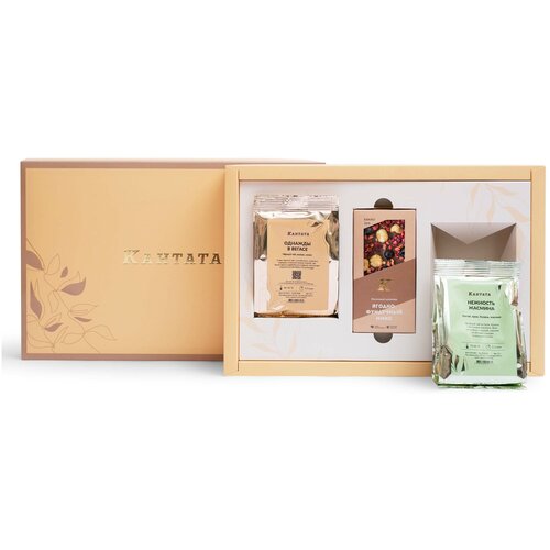 Подарочный набор листового чая и шоколада Чайное настроение Кантата