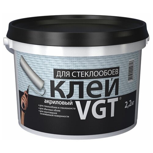 VGT клей акриловый для стеклообоев готовый к применению (10 кг)