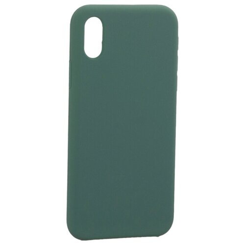 фото Чехол для iphone xs/ x (5.8") силиконовый mitrifon pine green бриллиантово- зеленый №58
