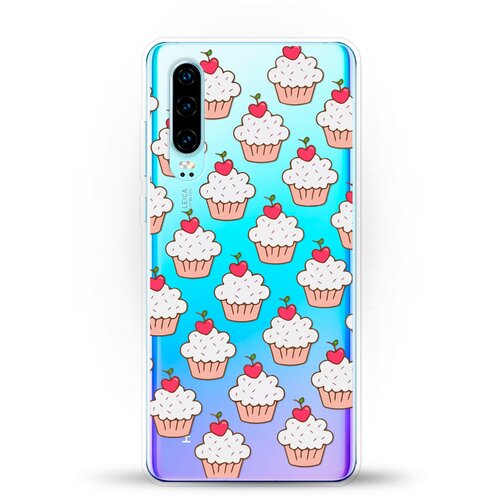 фото Силиконовый чехол капкейки на huawei p30 andy & paul