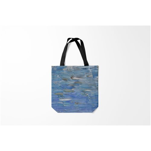 фото Сумка-шоппер / 40х40 см / популярные иллюстрации / искусство мазки красок burnettie