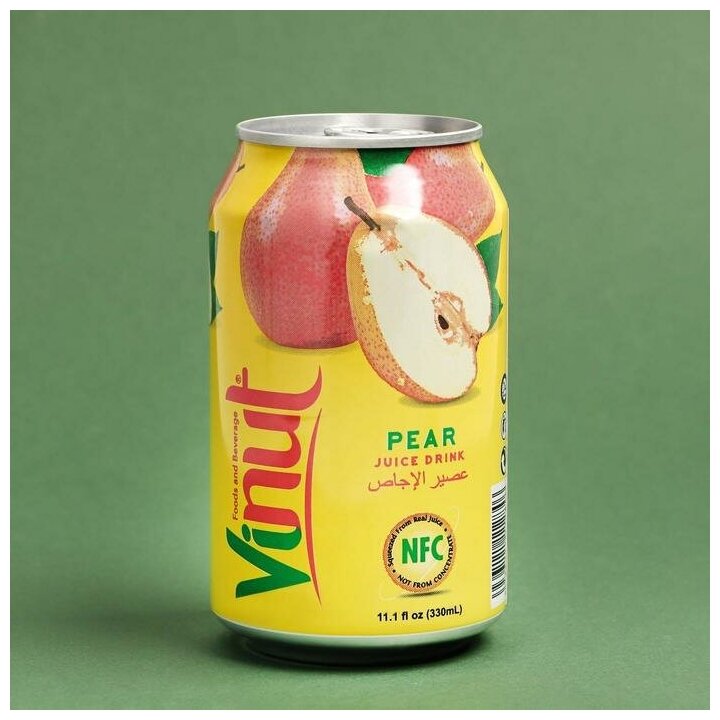 Напиток безалкогольный Vinut с соком груши, 330 мл - фотография № 4