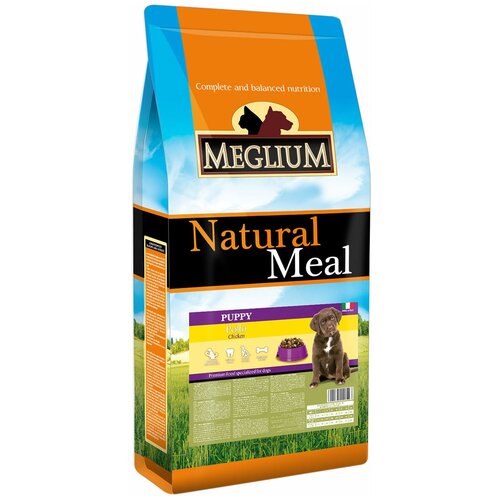 Сухой корм Meglium для щенков с курицей и говядиной - 3 кг