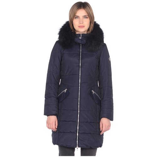 фото Куртка baon куртка с отделкой из натурального меха baon, размер: s, синий