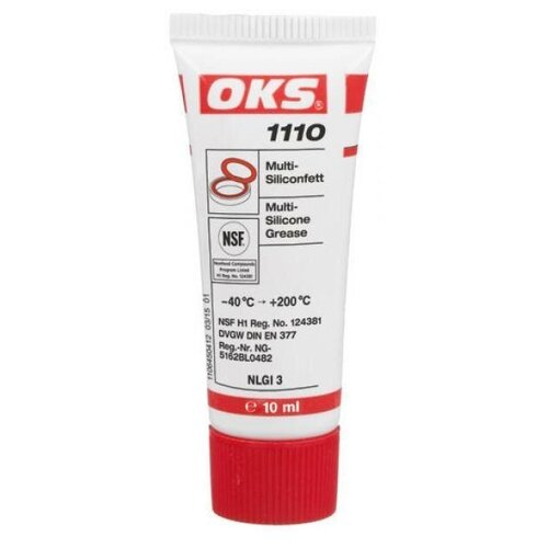 Пищевая многофункциональная силиконовая смазка OKS 1110 (10 гр.), прозрачная