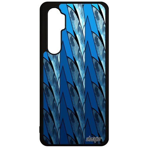 фото Защитный чехол на мобильный // xiaomi mi note 10 lite // "восход" рисунок дизайн, utaupia, синий