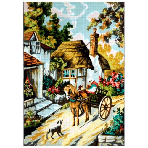 фото Набор для вышивания soulos 14.795 деревенская улочка