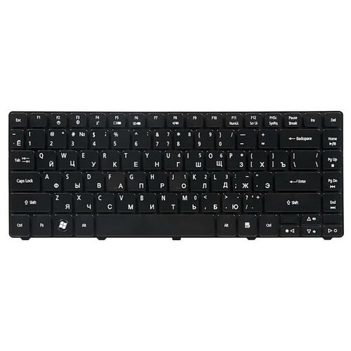 Клавиатура для ноутбука Acer для Aspire 3410, 3750, 3810, 3811, 3820, 4251, 4410, 4551, 4553, 4625, 4741, 4745, 4810, 4820, 4535, 4736, 5940, 5942, eMachines D440, D528 черная, гор. Enter ZeepDeep аккумулятор батарея acer aspire timeline 3810tz 413g25i