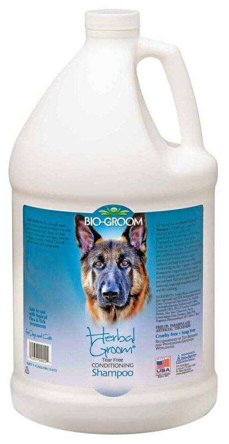 Bio-Groom Шампунь травяной (концентрат 1:4) Bio-Groom Herbal Groom, 3.8л