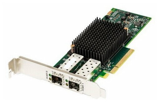 Сетевой адаптер Broadcom Emulex LPe31002-M6 Gen 6 (16GFC), 2-port, 16Gb/s, PCIe Gen3, Upgradable to 32GFC