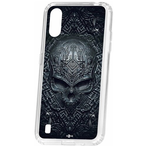 фото Чехол на samsung galaxy a01 / a015 kruche print череп техно / чехол для samsung / чехол с рисунком / чехол с принтом / чехол для самсунг / чехол для самсунг / бампер на гелакси / чехол накладка для гэлэкси / противоударная накладка для samsung galaxy / защита для galaxy / защита на samsung / cиликоновый чехол для samaung galaxy / пластиковый чехол на самсунг / защитный чехол для самсунг / чехольчик / защита телефона / ударопрочный чехол / галакси кruче