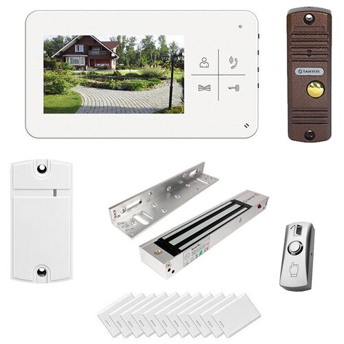 фото Комплект системы контроля доступа tantos lumi kit № 13 (электромагнитный замок/ считыватель-контроллер/ питание)