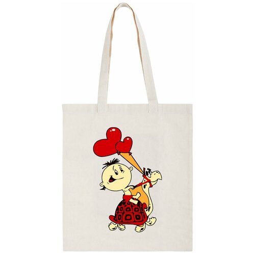 фото Сумка-шоппер coolpodarok "ребенок на черепае"