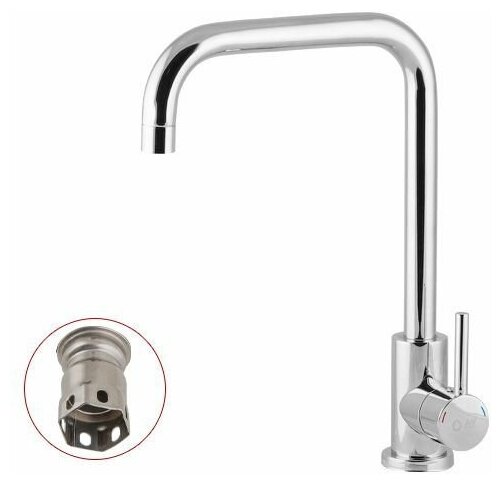 Смеситель для кухни (SUS 304) D35 AVZAR4-B304CH хром AV Engineering (AVZAR4-B304CH-735)