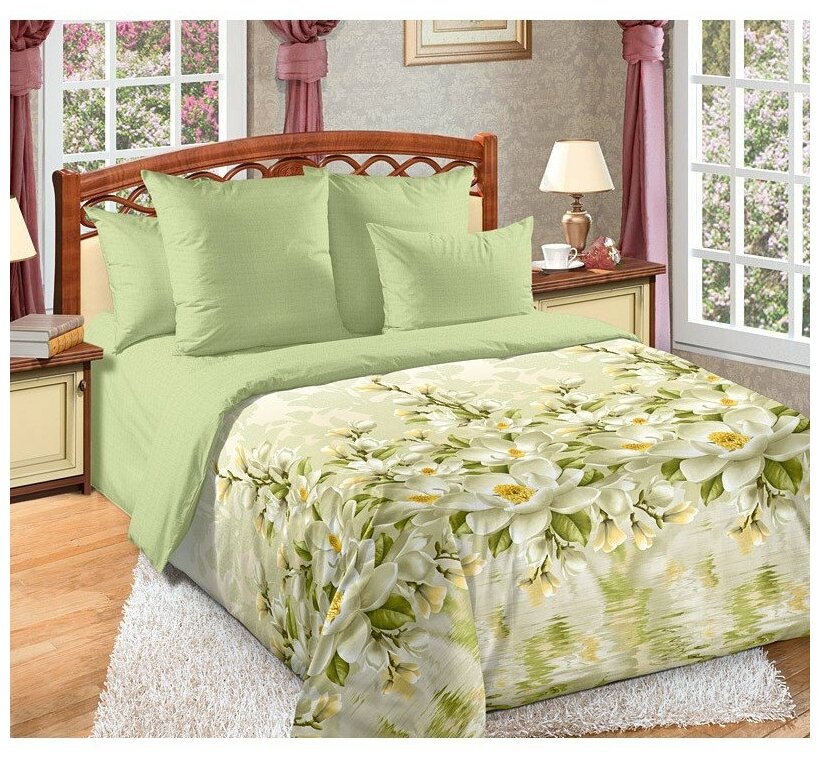 фото Постельное белье Сем. перкаль Магнолия 6250ПН