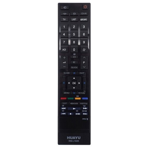 Пульт универсальный Huayu RM-L1028 для телевизоров Toshiba TV new general remote control ct 90301 for toshiba tv ct 90301 compatible with ct 90288 ct 90287 ct 90337