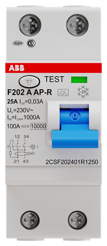 УЗО ABB 30мА тип A F202 AP-R