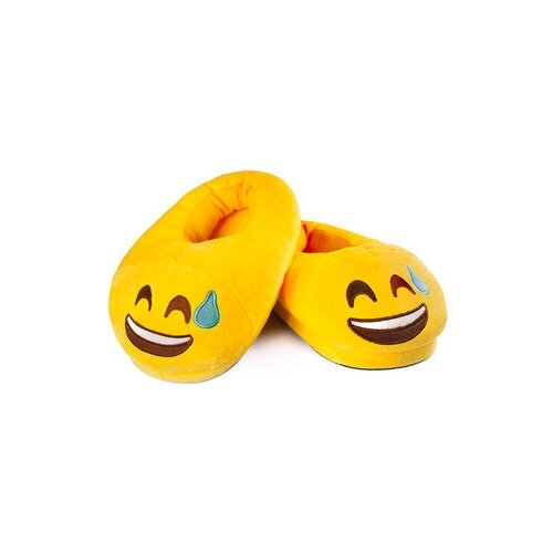 фото Тапочки смайлы emoji "волнение" (36-44) allkigurumi