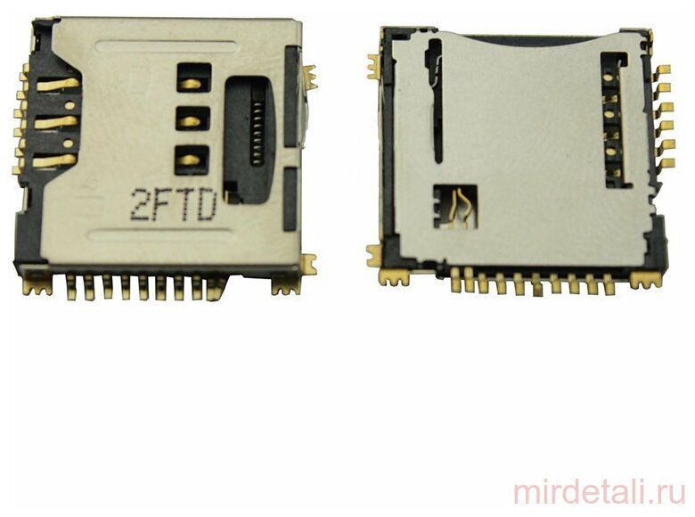 Коннектор SIM+MMC для Samsung S5230, C3010, P900 и другие