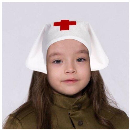 Косынка медсестры белая набор медсестры