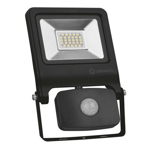 Прожектор LEDVANCE-OSRAM FLOODLIGHT VALUE SENSOR 20 W 1700lm 4000 K IP65 BK OSRAM-LEDVANCE с сенсором