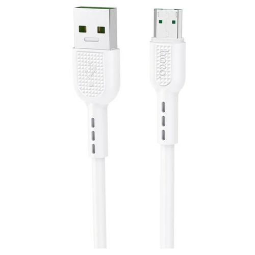 Кабель HOCO X33 USB (m)-microUSB (m) 1.0м 4.0A силикон белый