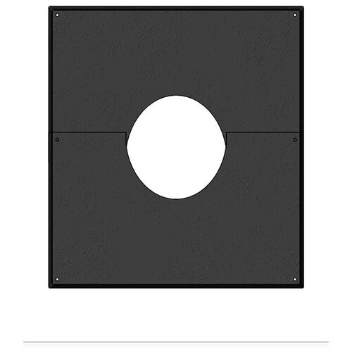 Дымоход Schiedel Permeter 25 Декоративная пластина 35-45° (⌀ 200/250 мм)(Черный цвет)