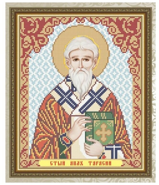 Рисунок на ткани Арт Соло "Святой Апостол Тарасий", 20,5x25 см