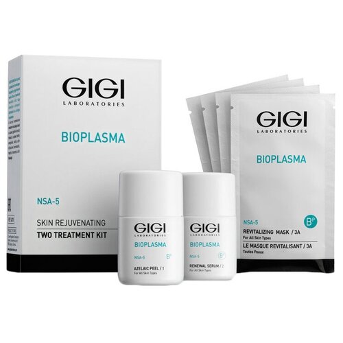 GiGi Набор для лица Bioplasma Skin Rejuvenating Trial (пилинг 30мл + сыворотка 30мл + омолаживающая маска 2*20мл + активизирующая маска 2*20мл) gigi набор для лица bioplasma skin rejuvenating trial пилинг 30мл сыворотка 30мл омолаживающая маска 2 20мл активизирующая маска 2 20мл