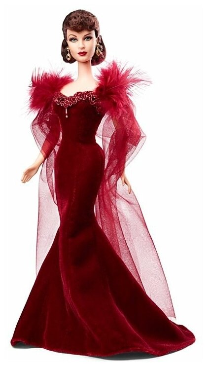 Кукла Barbie Gone With The Wind Scarlett O'Hara (Барби Скарлетт О’Хара в красном платье)