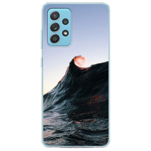 фото Силиконовый чехол "волна крюк" на samsung galaxy a52 / самсунг галакси а52 case place