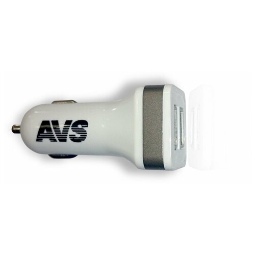 Зарядка UC-323 2 USB белая AVS A78021S(UC-323)