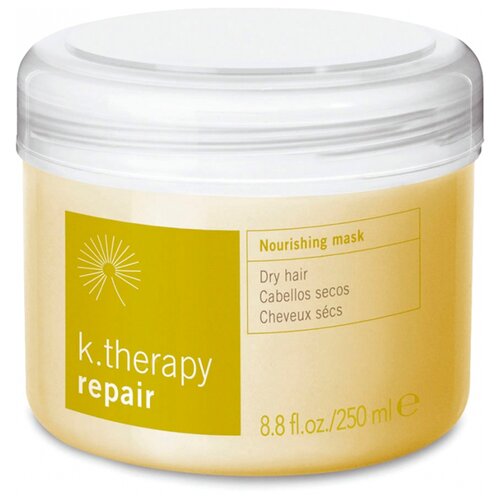 Lakme K-Therapy Repair Маска питательная для сухих волос, 250 г, 250 мл, банка lakme маска для волос nourishing mask dry hair 250 мл