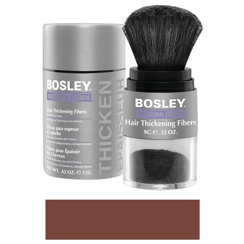 Bosley Кератиновые волокна Bos Volumize Hair Thickening Fibers 12г Светло-коричневые