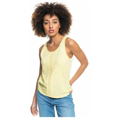 фото Женская майка flying dove, цвет желтый, размер xs roxy