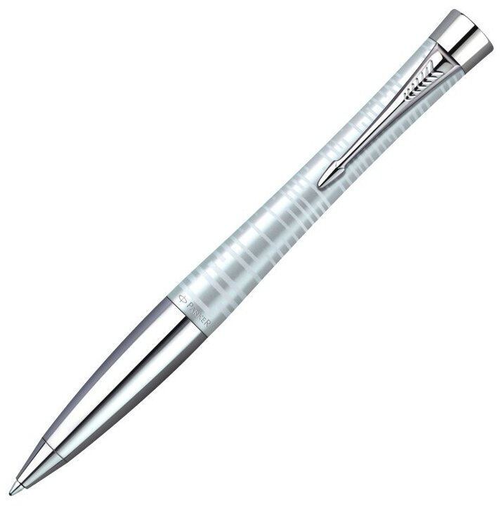 Шариковая ручка Parker Urban Premium Vacumatic K206, Silver-Blue СT 1906870