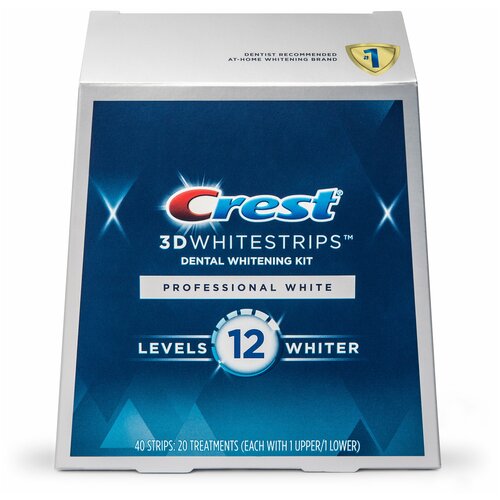 Купить Crest 3D Whitestrips Professional White – Отбеливающие полоски для зубов, Полоскание и уход за полостью рта