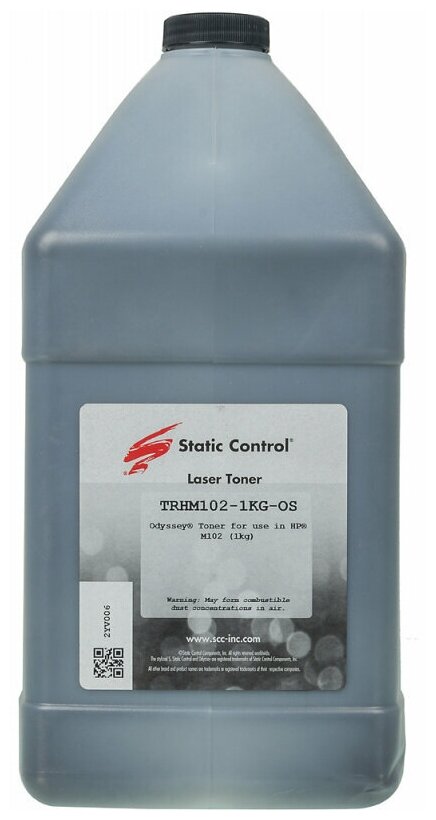 Тонер Static Control TRHM102-1KG-OS
